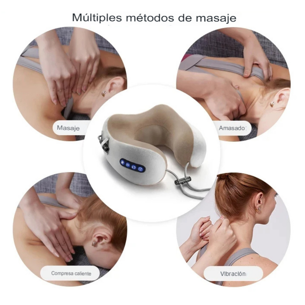 Cojin de Masaje Cervical para Viajes