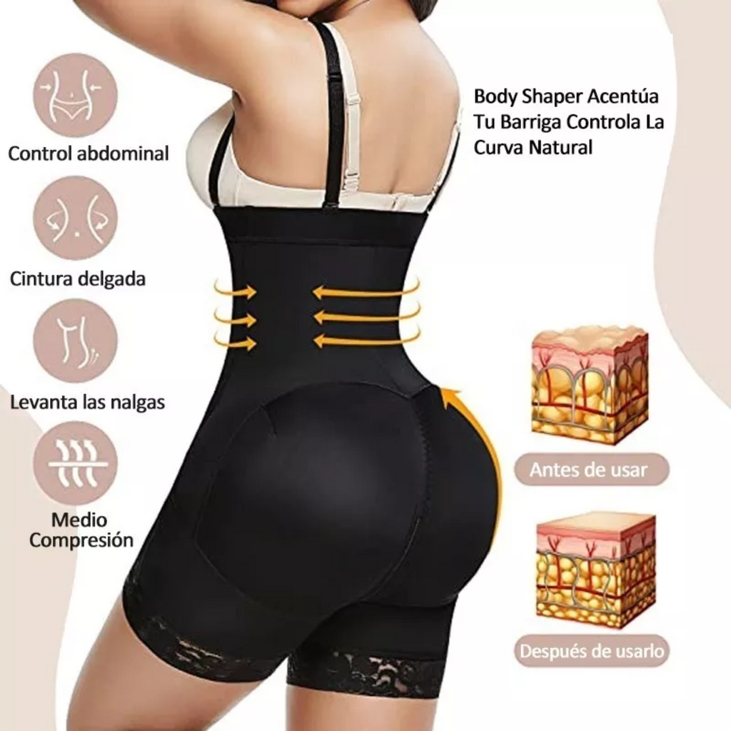 Faja Moldeadora de Encaje Control Abdomen