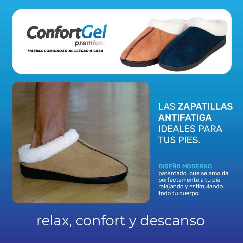 Pantuflas de Descanso Confort Gel Premium